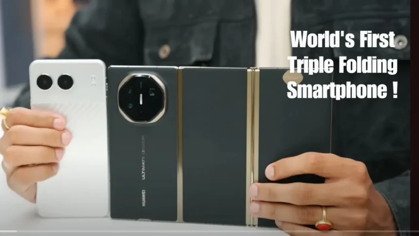 Flagship Smartphone Review World's First Triple Folding Smartphone !